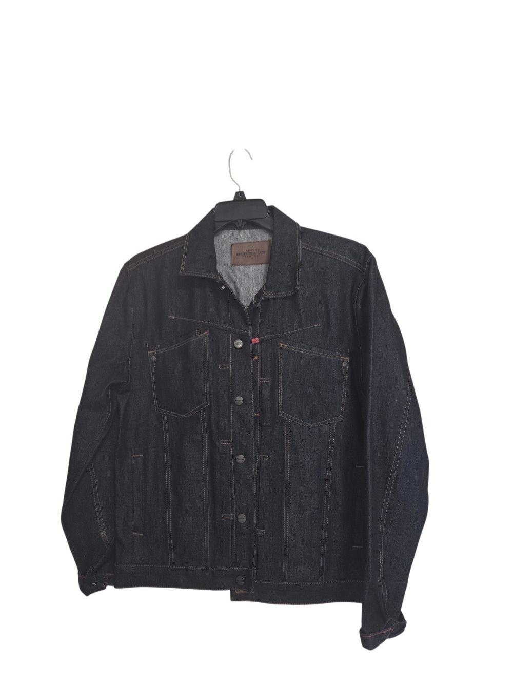 Marithe Girbaud Men's Dark Indigo Denim Jacket